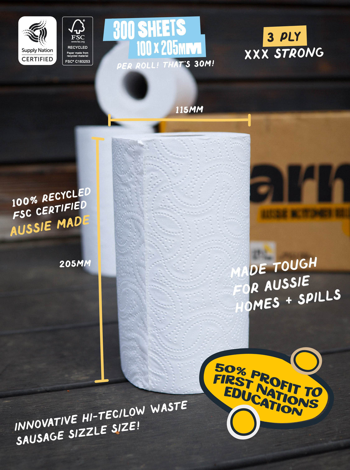 Aussie Kitchen Roll
